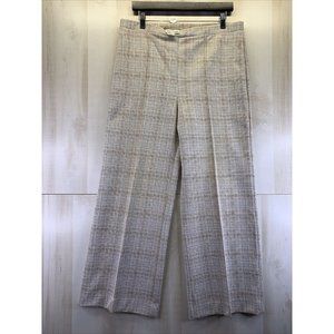 Vintage 1970-80s-Sears Roebuck Womens Plaid Woven Pull On Pants Size 18-7634